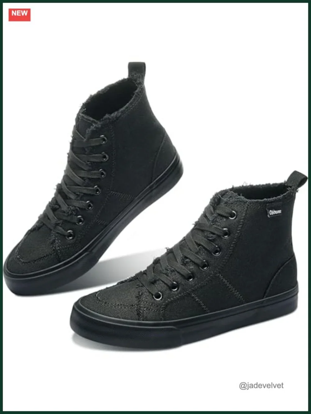Lace Up Canvas High Top Sneakers for Women Casual Fashion Shoes